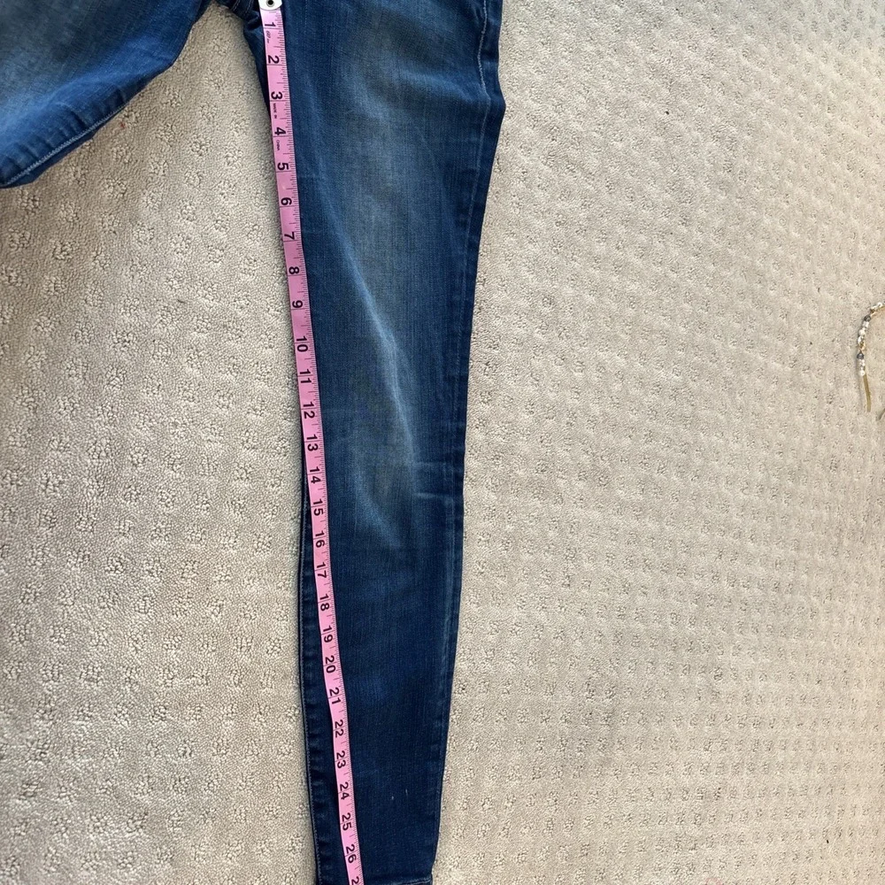 FRAME Le High Skinny Jeans Womens Size‎ 27 Blue Denim Columbia Road Wash